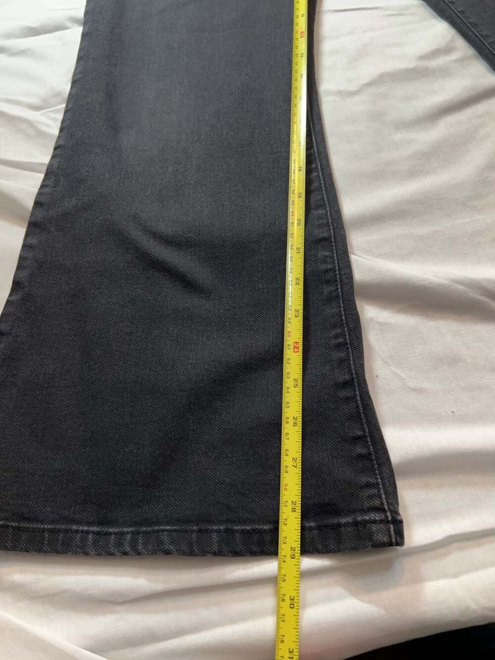 sts blue Black Button Fly Jeans Size 30 - Picture 2 of 7